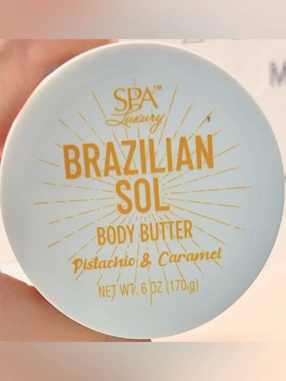 Brazilian Sol Body Butter - Pistachio & Caramel (2 jars) New